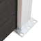vidaXL - Schuttingpaneel - 180x146 - cm - HKC - grijs