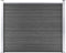 vidaXL - Schuttingpaneel - 180x146 - cm - HKC - zwart