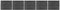 vidaXL - Schuttingpaneel - 180x146 - cm - HKC - zwart