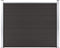 vidaXL - Schuttingpaneel - 180x146 - cm - HKC - zwart