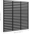 vidaXL - Schuttingpaneel - 180x180 - cm - HKC - zwart