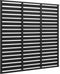 vidaXL - Schuttingpaneel - 180x180 - cm - HKC - zwart