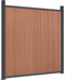 vidaXL - Schuttingpaneel - 180x186 - cm - HKC - bruin