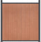 vidaXL - Schuttingpaneel - 180x186 - cm - HKC - bruin