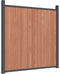 vidaXL - Schuttingpaneel - 180x186 - cm - HKC - bruin