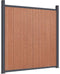 vidaXL - Schuttingpaneel - 180x186 - cm - HKC - bruin