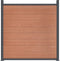 vidaXL - Schuttingpaneel - 180x186 - cm - HKC - bruin
