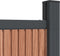 vidaXL - Schuttingpaneel - 180x186 - cm - HKC - bruin