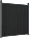 vidaXL - Schuttingpaneel - 180x186 - cm - HKC - grijs