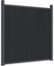 vidaXL - Schuttingpaneel - 180x186 - cm - HKC - grijs
