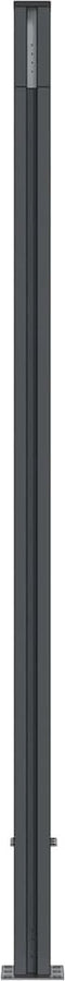 vidaXL - Schuttingpaneel - 180x186 - cm - HKC - grijs