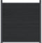 vidaXL - Schuttingpaneel - 180x186 - cm - HKC - grijs