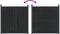 vidaXL - Schuttingpaneel - 699x186 - cm - HKC - grijs