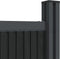vidaXL - Schuttingpaneel - 699x186 - cm - HKC - grijs