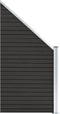 vidaXL - Schuttingpaneel - 95x(105-180) - cm - HKC - grijs