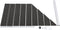 vidaXL - Schuttingpaneel - 95x(105-180) - cm - HKC - grijs