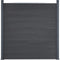 vidaXL - Schuttingpaneelset - 180x186 - cm - HKC - grijs