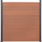 vidaXL - Schuttingpaneelset - 353x186 - cm - HKC - bruin