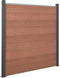 vidaXL - Schuttingpaneelset - 353x186 - cm - HKC - bruin