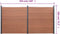 vidaXL - Schuttingpaneelset - 353x186 - cm - HKC - bruin