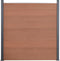 vidaXL - Schuttingpaneelset - 353x186 - cm - HKC - bruin