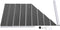 vidaXL - Schuttingpanelenset - 792x(105-186) - cm - HKC - zwart