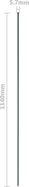 vidaXL - Schuttingset - 115x79 - cm - groen