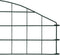 vidaXL - Schuttingset - gebogen - 77,3x26 - cm - groen