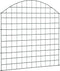 vidaXL - Schuttingset - gebogen - 77,5x78,5 - cm - groen