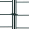 vidaXL - Schuttingset - gebogen - 77,5x78,5 - cm - groen