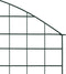 vidaXL - Schuttingset - gebogen - 77,5x78,5 - cm - groen