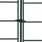 vidaXL - Schuttingset - hol - gebogen - 77,5x64 - cm - groen