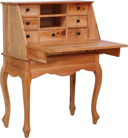 vidaXL - Secretaire - 78x42x103 - cm - massief - mahoniehout