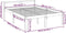 vidaXL - Seniorenbed - massief - grenenhout - 160x200 - cm