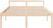 vidaXL - Seniorenbed - massief - grenenhout - 160x200 - cm