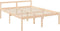 vidaXL - Seniorenbed - massief - grenenhout - 160x200 - cm