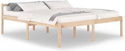 vidaXL - Seniorenbed - massief - grenenhout - 180x200 - cm