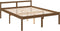 vidaXL - Seniorenbed - massief - grenenhout - honingbruin - 150x200 - cm