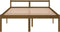vidaXL - Seniorenbed - massief - grenenhout - honingbruin - 150x200 - cm