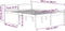 vidaXL - Seniorenbed - massief - grenenhout - honingbruin - 150x200 - cm