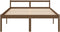 vidaXL - Seniorenbed - massief - grenenhout - honingbruin - 150x200 - cm