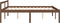vidaXL - Seniorenbed - massief - grenenhout - honingbruin - 150x200 - cm