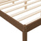 vidaXL - Seniorenbed - massief - grenenhout - honingbruin - 150x200 - cm