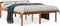 vidaXL - Seniorenbed - massief - grenenhout - wasbruin - 140x200 - cm