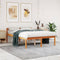 vidaXL - Seniorenbed - massief - grenenhout - wasbruin - 140x200 - cm