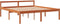 vidaXL - Seniorenbed - massief - grenenhout - wasbruin - 160x200 - cm