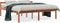 vidaXL - Seniorenbed - massief - grenenhout - wasbruin - 160x200 - cm