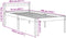 vidaXL - Seniorenbed - massief - grenenhout - wasbruin - 75x190 - cm