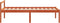 vidaXL - Seniorenbed - massief - grenenhout - wasbruin - 75x190 - cm
