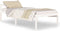 vidaXL - Seniorenbed - massief - grenenhout - wit - 100x200 - cm